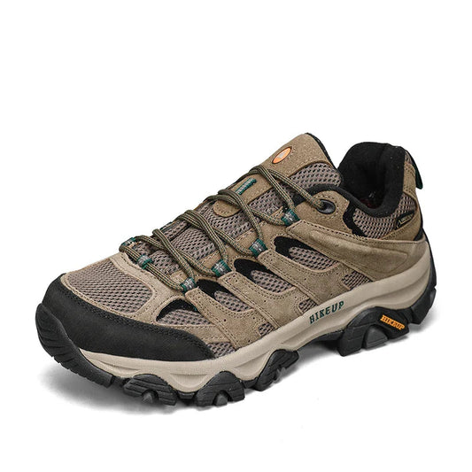 Men's Leather Hiking Sneakers for Trekking and Climbing