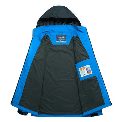 Men’s Waterproof Hiking Jacket Windbreaker for Autumn