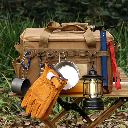 30L Camping Cooking Gear Organizer Bag