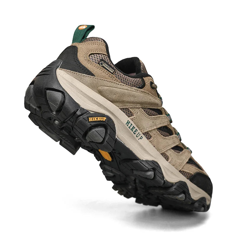 Men's Leather Hiking Sneakers for Trekking and Climbing