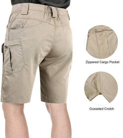 Men’s Waterproof Cargo Hiking Shorts Quick Dry Plus Size