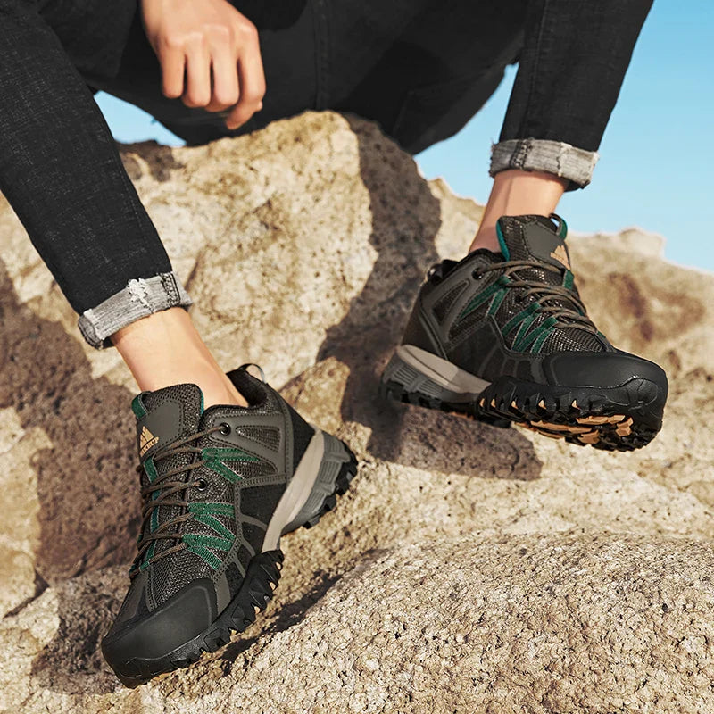 Men’s Hiking Shoes Breathable Cushioning Non Slip for Trekking