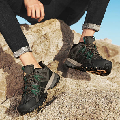 Men’s Hiking Shoes Breathable Cushioning Non Slip for Trekking