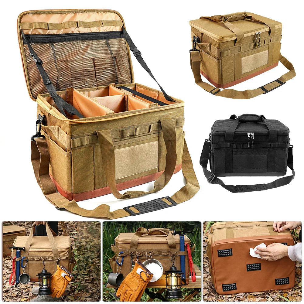 30L Camping Cooking Gear Organizer Bag