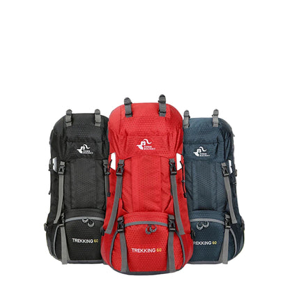 60 L Hiking Backpack Large Capacity for Trekking and Camping