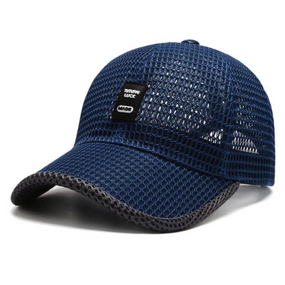 Unisex Mesh Baseball Cap – Lightweight & Adjustable Outdoor Hat for Spring and Summer