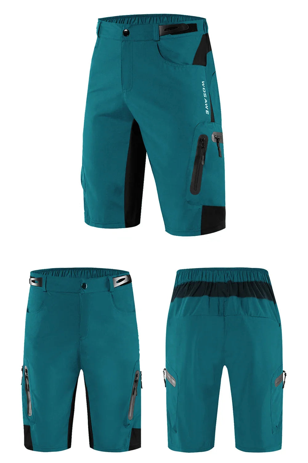 Men’s Lightweight Breathable Shorts Loose Fit Multi Pocket