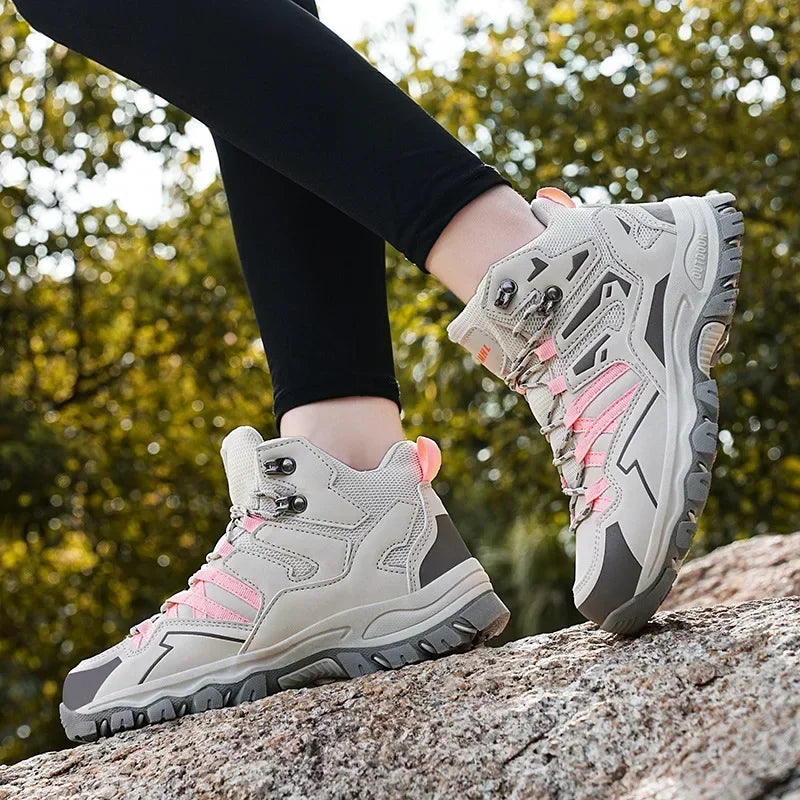 Unisex Hiking Trekking Shoes Breathable Anti Slip Plus Size