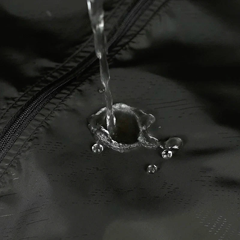 Unisex Hiking Rain Jacket Waterproof Windbreaker with Sun Protection