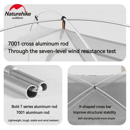 Naturehike Ultralight Tent 2P – Double Layer Dome Shelter