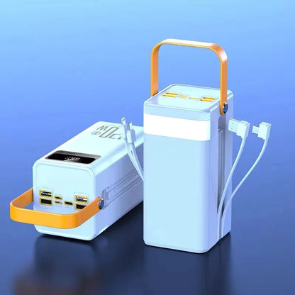 120 W Power Bank 160000 mAh with Built In Cable for Camping