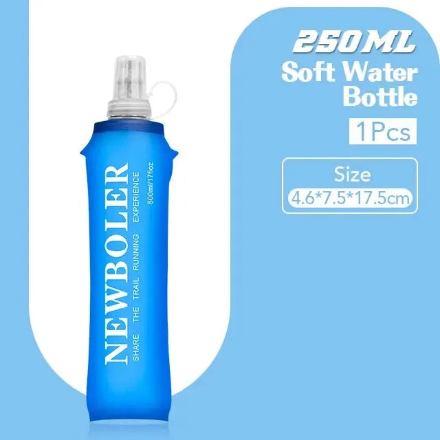 250 to 500 mL TPU Soft Flask Folding Water Bottle Collapsible for Hiking