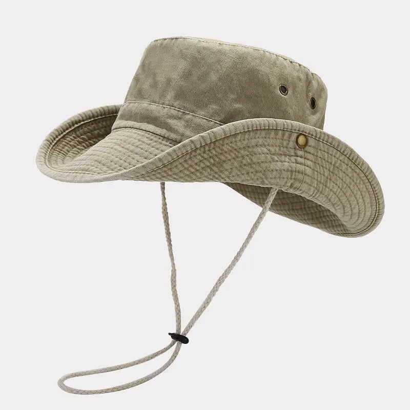 Unisex Cotton Bucket Hat Four Seasons Sun Cap