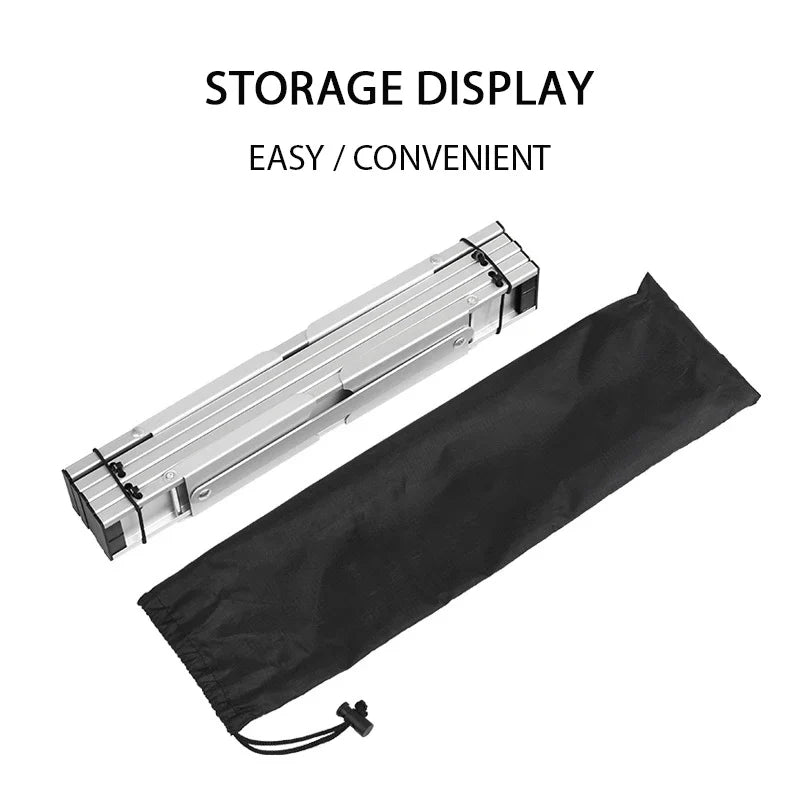 Ultralight Roll Up Folding Camping Table Portable Aluminium Alloy