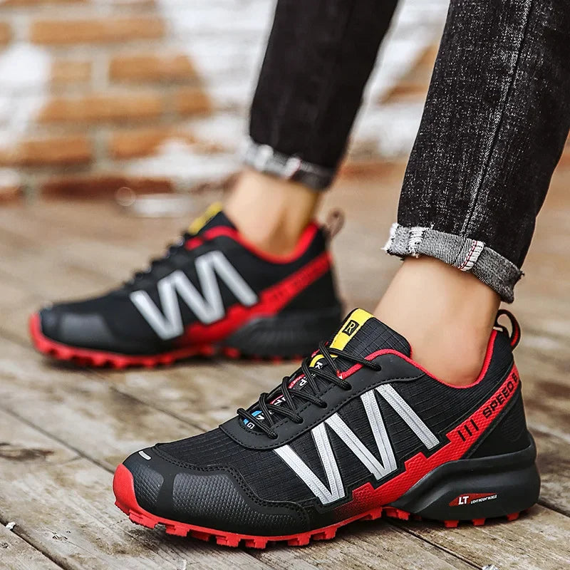 Men's Off Road Hiking Shoes Large Size Rubber Outsole EVA Insole