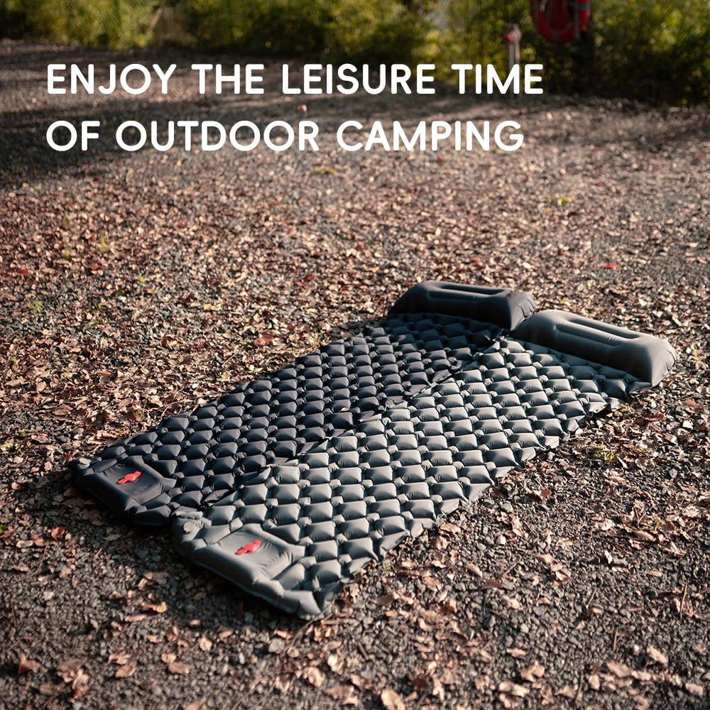 Self-Inflating Camping Sleeping Pad with Pillow