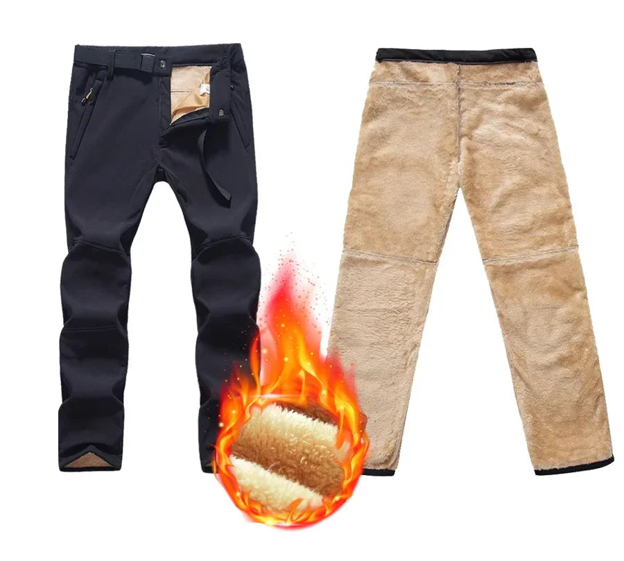Men’s Winter Waterproof Jacket and Pants Set Windproof