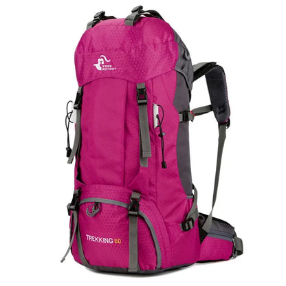 60 L Hiking Backpack Large Capacity for Trekking and Camping