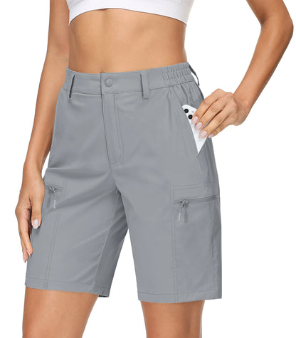 Women’s Hiking Shorts Quick Dry Lightweight with Zipper Pockets