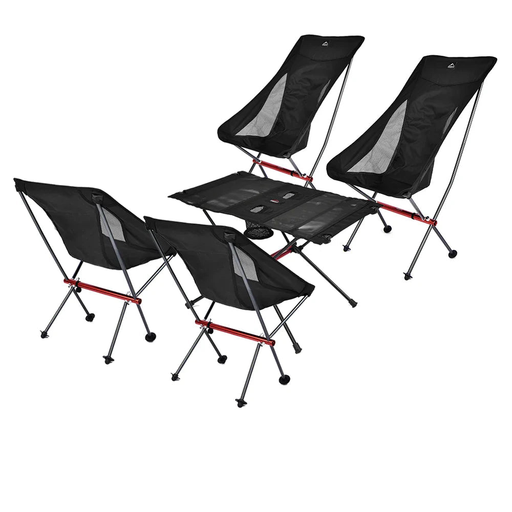 Folding Camping Chaise Lounge Portable Reclining Chair