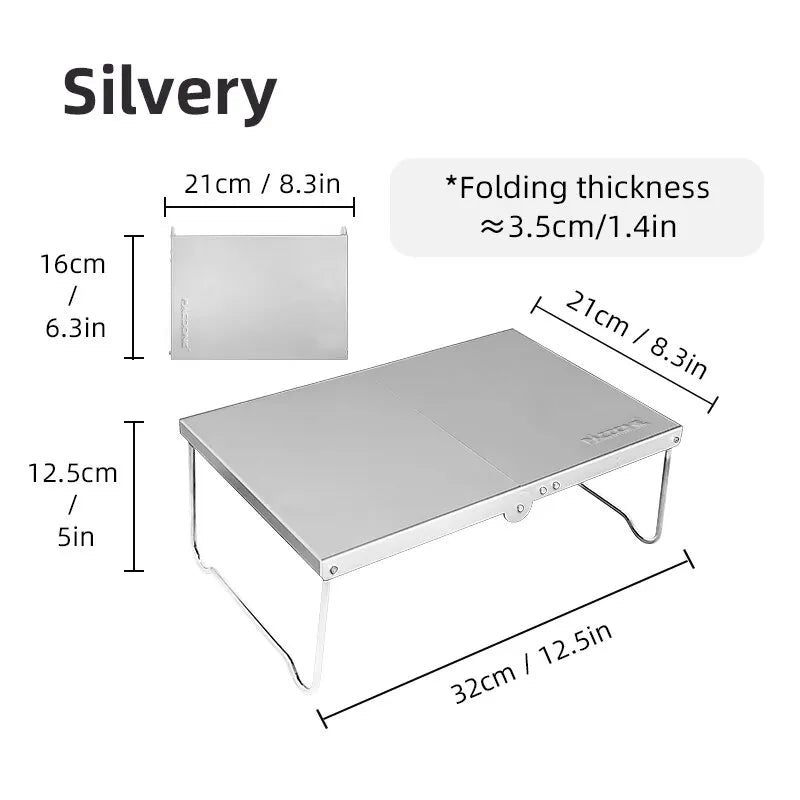 Ultralight Folding Camping Table Portable MDF Small Size