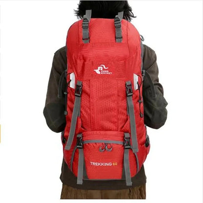 60 L Hiking Backpack Large Capacity for Trekking and Camping