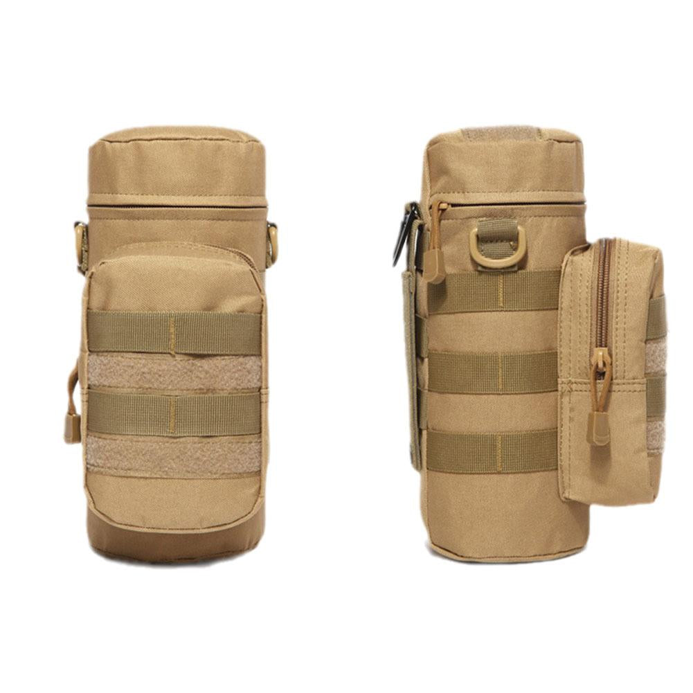 MOLLE Water Bottle Holder Hydration Pouch with Strap Fits 32 oz