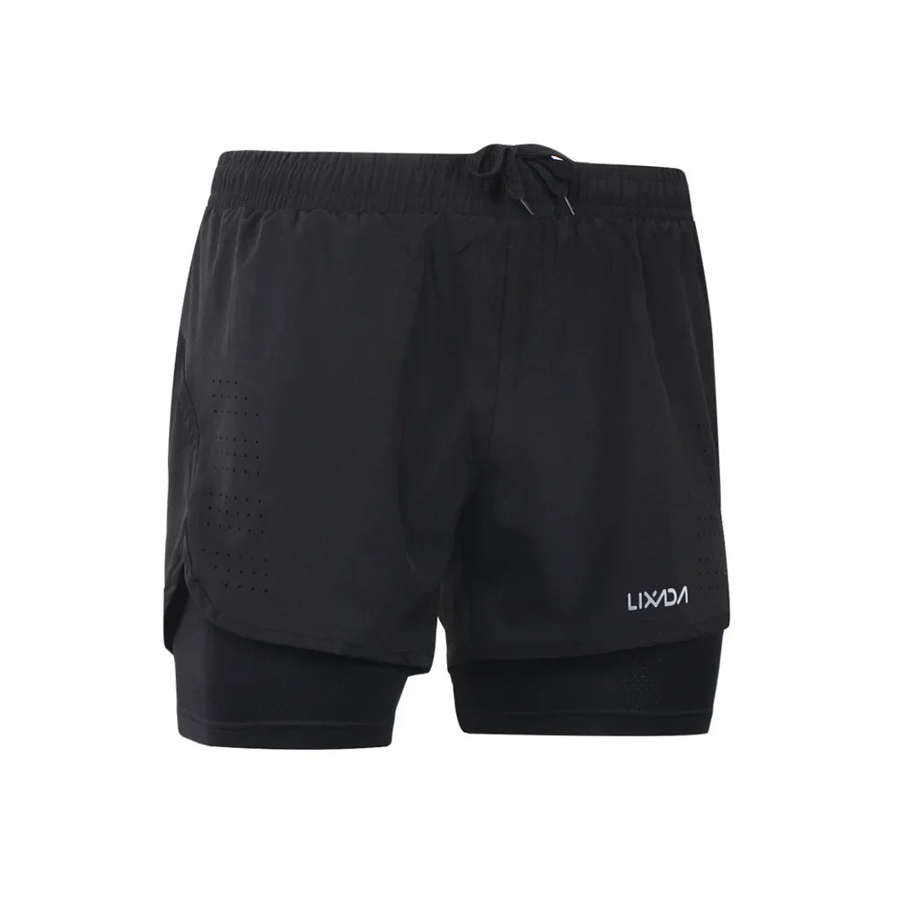 Men’s Quick Dry 2 in 1 Hiking Shorts with Longer Liner