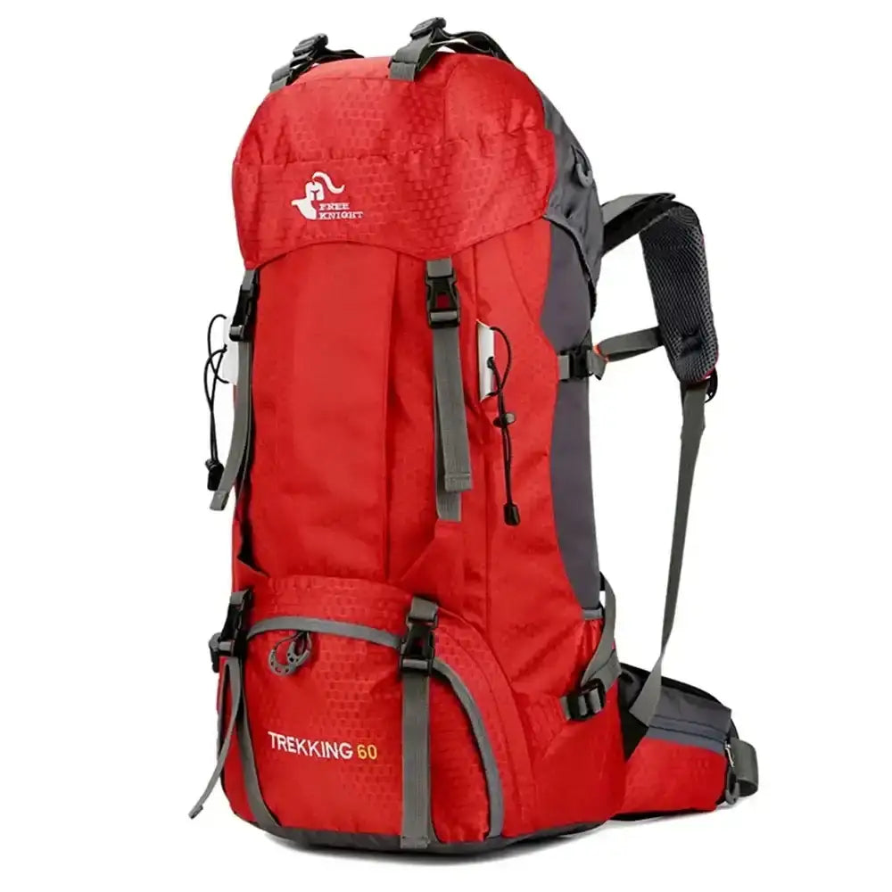 60L Hiking Backpack Large Capacity for Trekking and Camping