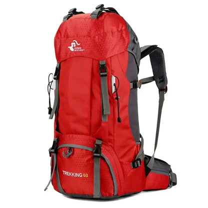 60L Hiking Backpack Large Capacity for Trekking and Camping