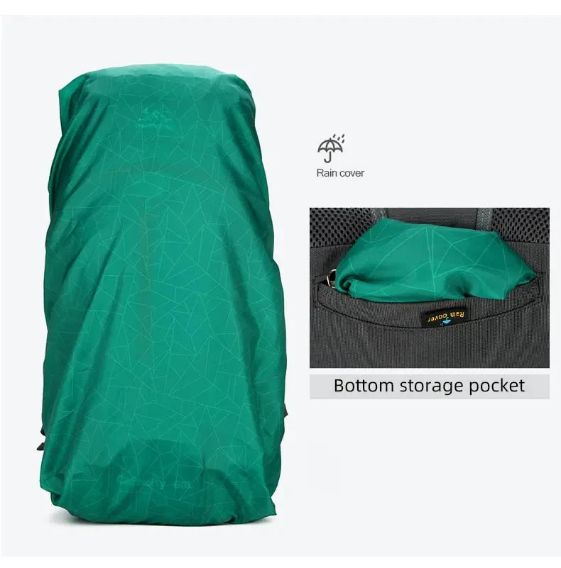 Hiking Backpack Large Capacity with Rain Cover for Camping