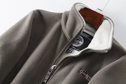Men’s Thickened Wool Winter Jacket Casual Coat