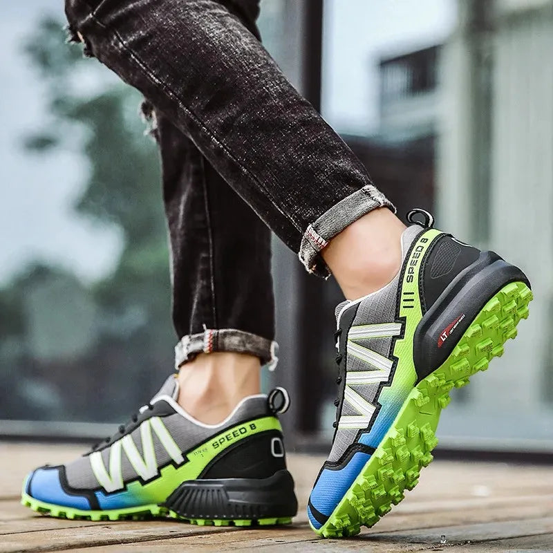 Men's Off Road Hiking Shoes Large Size Rubber Outsole EVA Insole