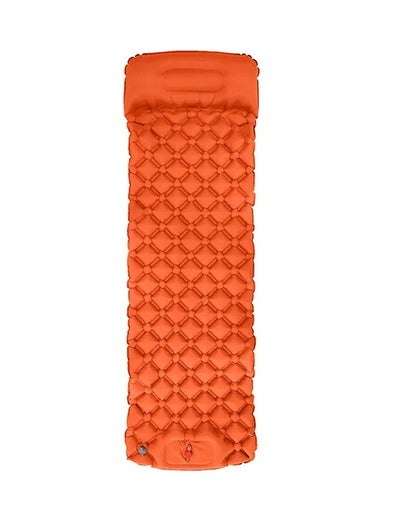 Ultralight Air Mattress 1 Person Moisture-Proof Built In Pump with Pillow