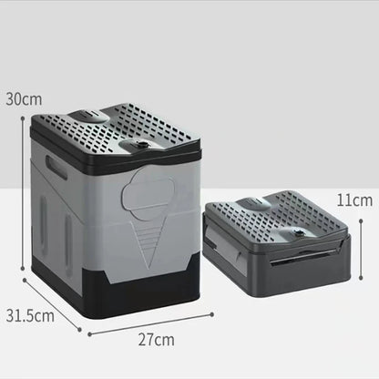 Portable Folding Camping Toilet Anti-Odor Collapsible