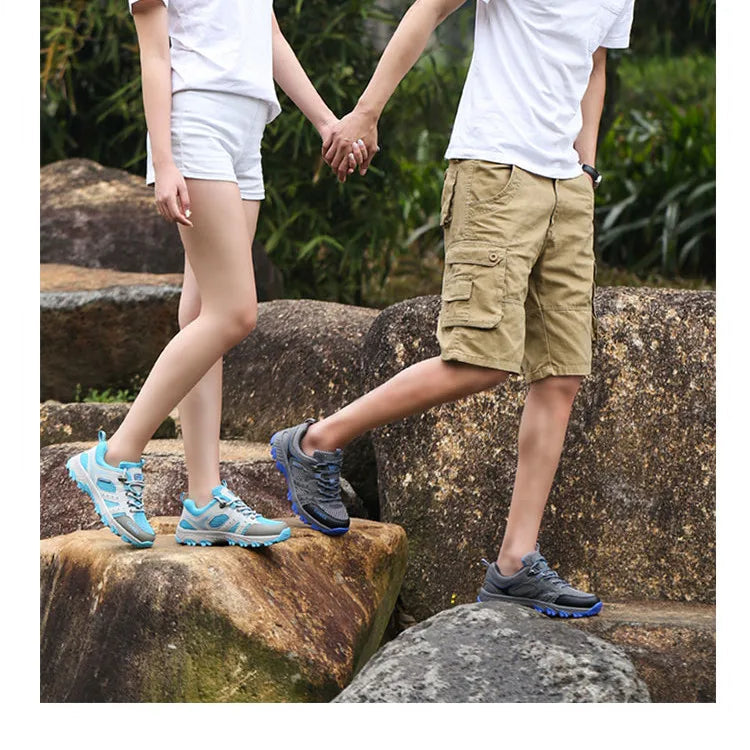 Unisex Hiking Shoes Breathable Non Slip Summer