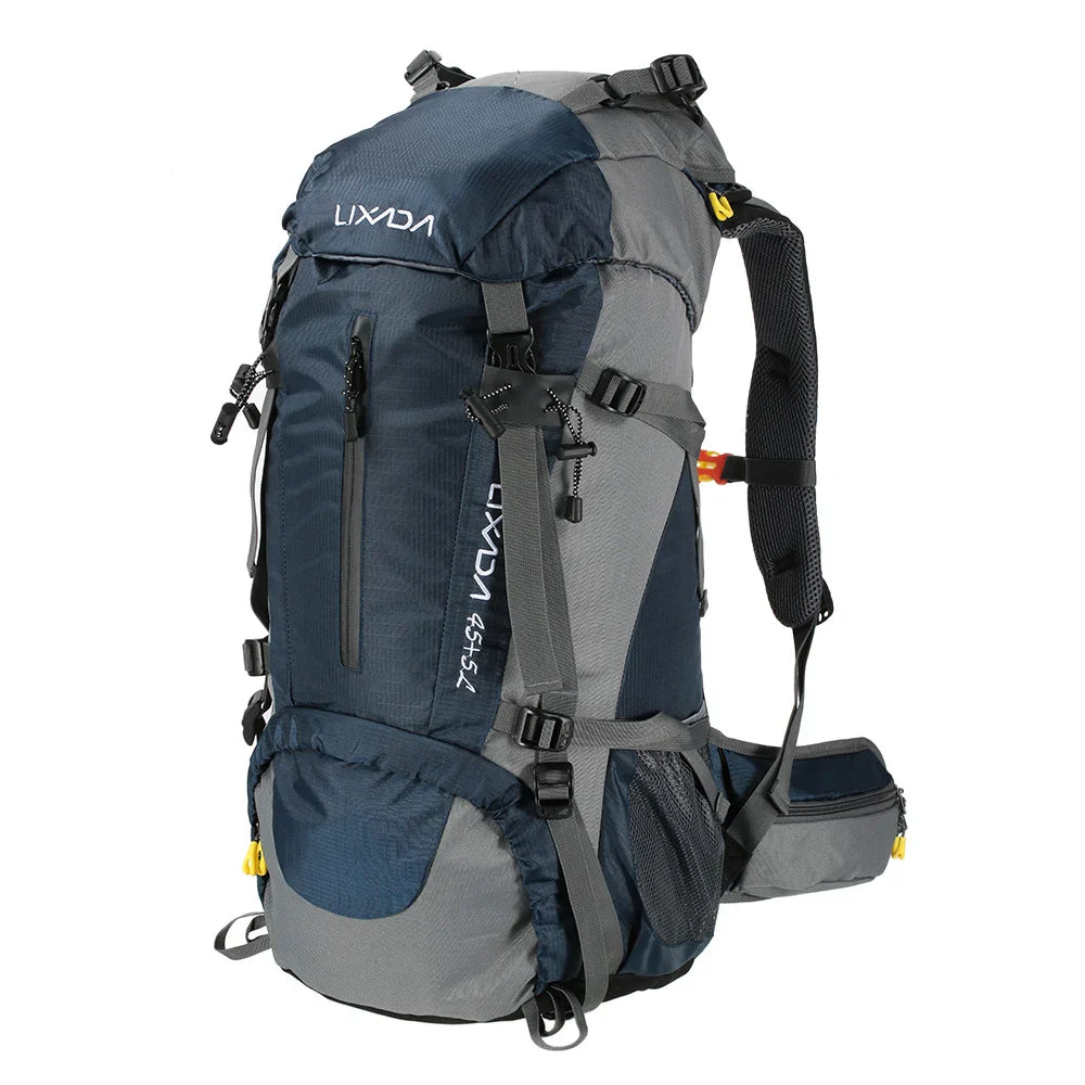 50 L Hiking Camping Backpack Waterproof With Rain Cover