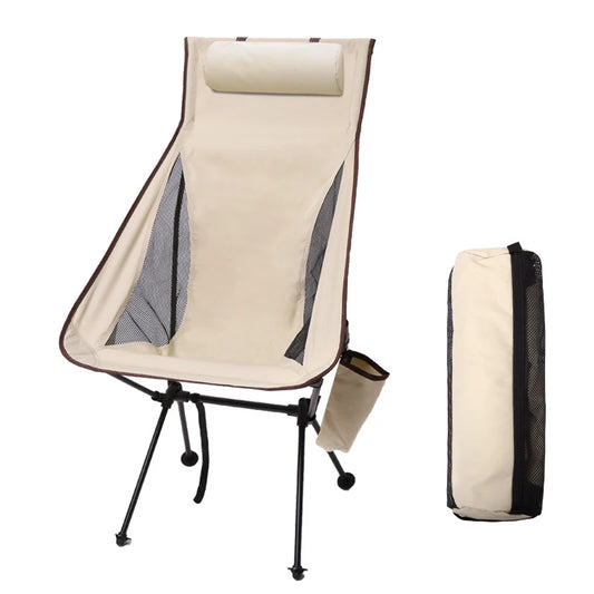 Westtune Camping Chair – Folding, Lightweight & Aluminum Headrest