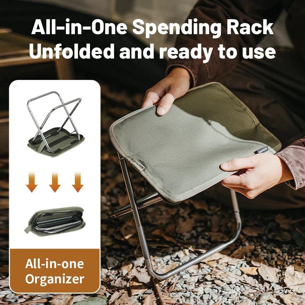 Lightweight Aluminium Folding Camping Chair Portable with Padded Seat