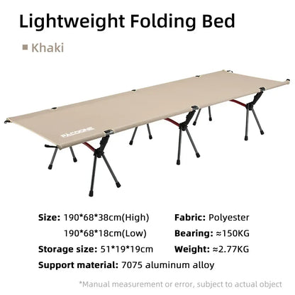 Folding Camping Cot – Comfortable & Portable