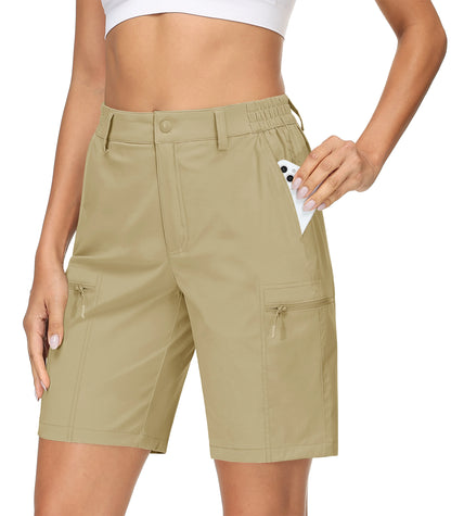 Women’s Hiking Shorts Quick Dry Lightweight with Zipper Pockets