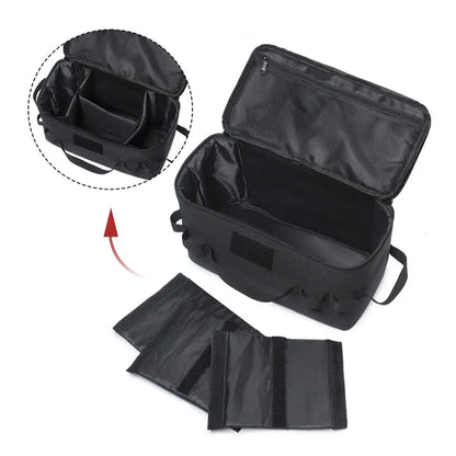 Camping Gas Canister Storage Bag Large Capacity with Tool Pockets