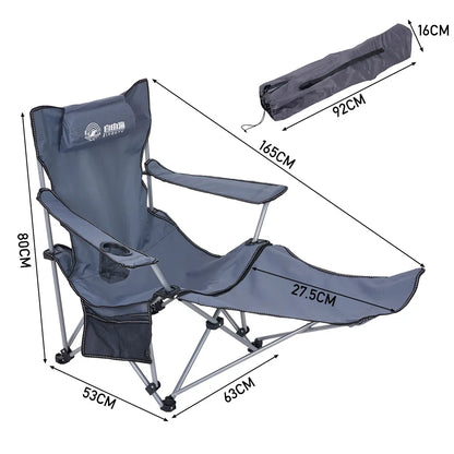 Portable Folding Camping Chair – Adjustable & Lightweight for Outdoor Use