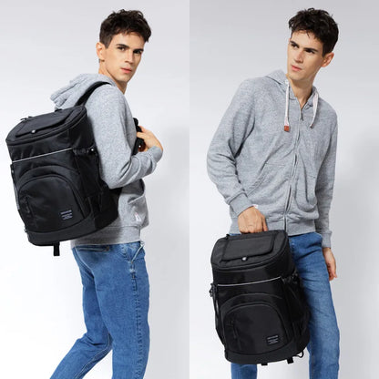 33 L Insulated Cooler Backpack Soft 36 Can Capacity