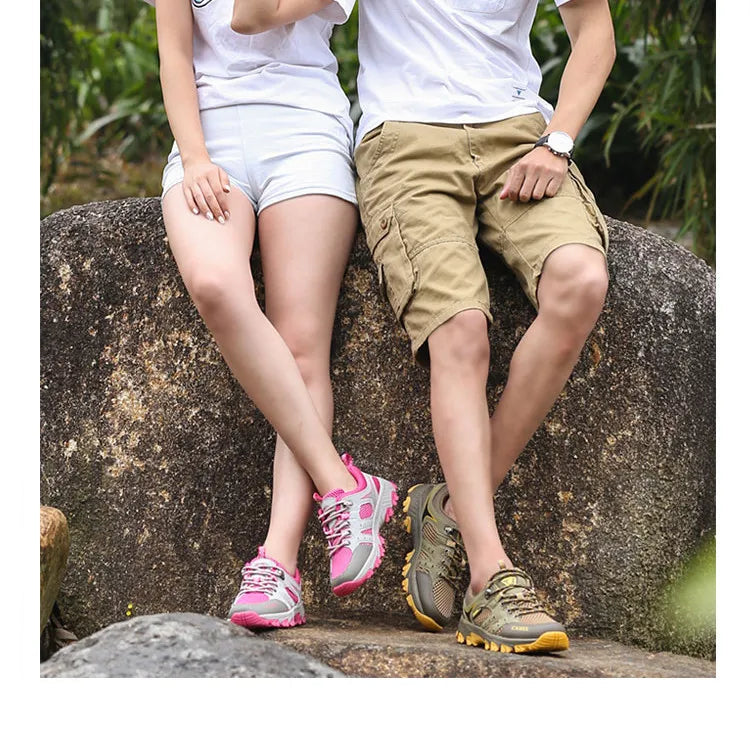 Unisex Hiking Shoes Breathable Non Slip Summer