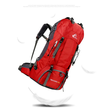 60 L Hiking Backpack Large Capacity for Trekking and Camping