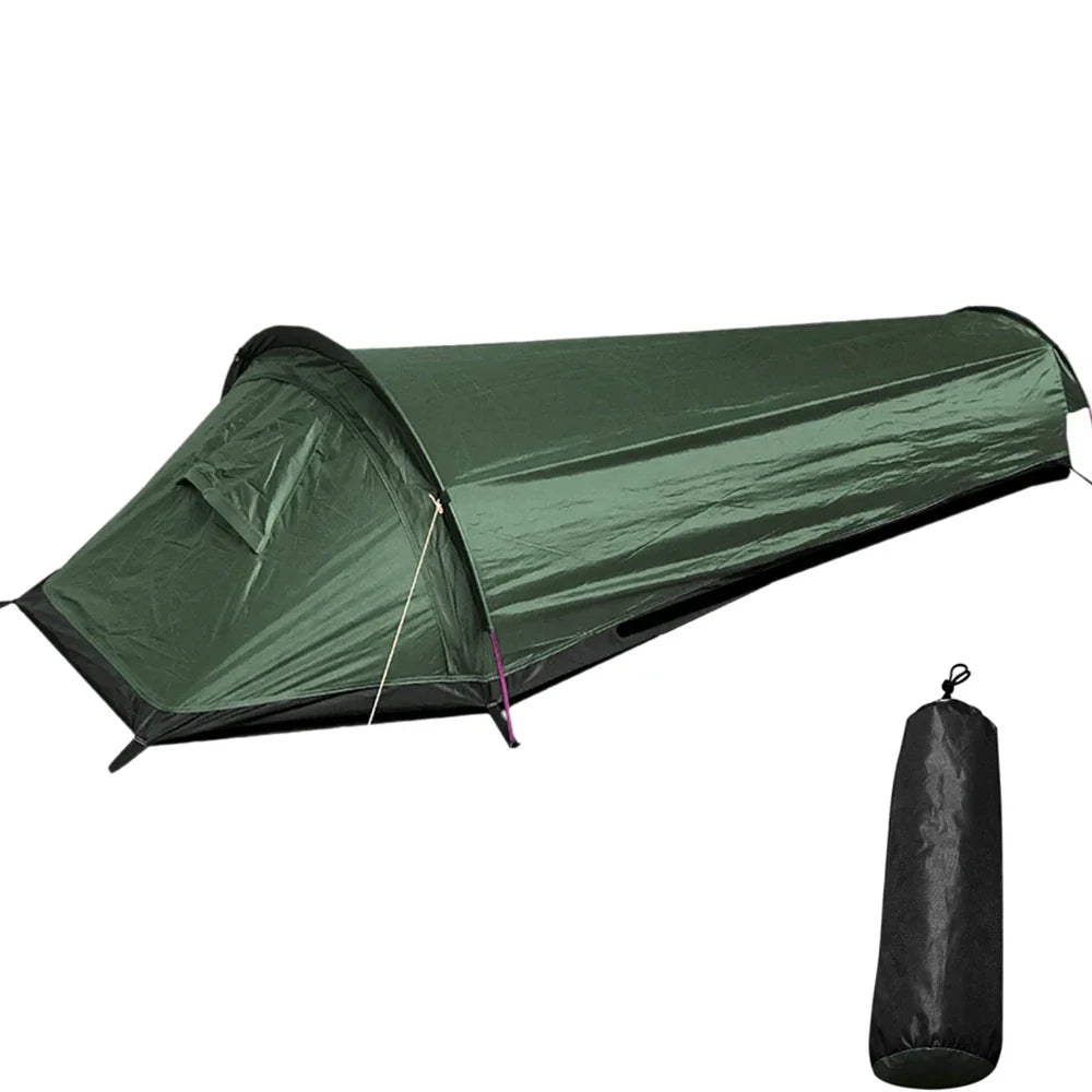 1 Person Backpacking Tent Waterproof Lightweight for Hiking and Camping