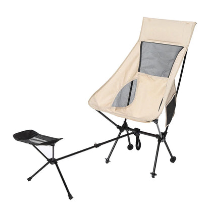 Outdoor Chair – Folding Ultralight with Footrest