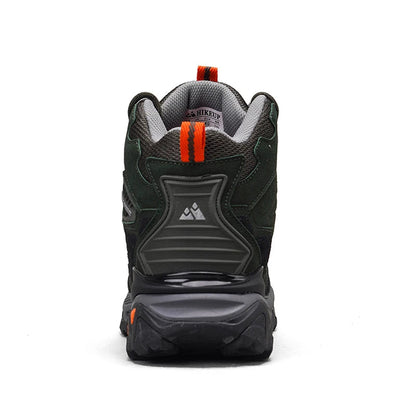 Men’s Leather Hiking Boots – Tactical Outdoor Ankle Shoes for Trekking