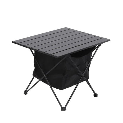 Portable Folding Camping Egg Roll Table with Storage Bag